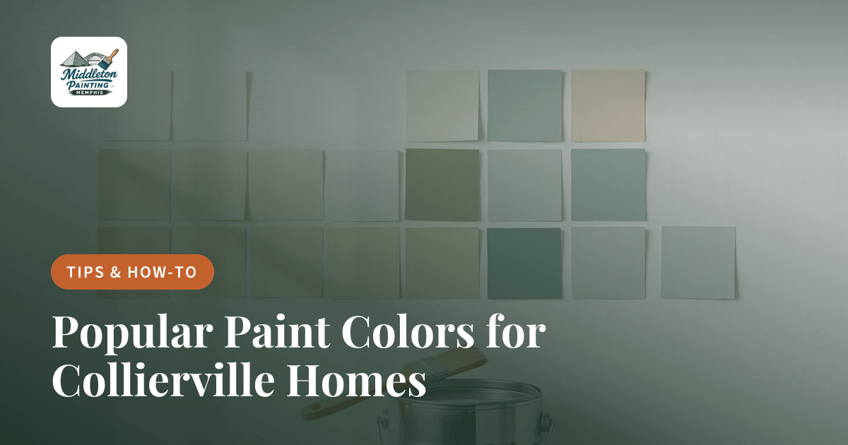 Popular Paint Colors for Collierville Homes